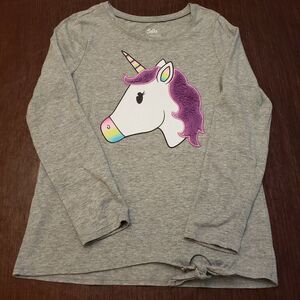 Girls Justice Unicorn long-sleeved Shirt Size 16